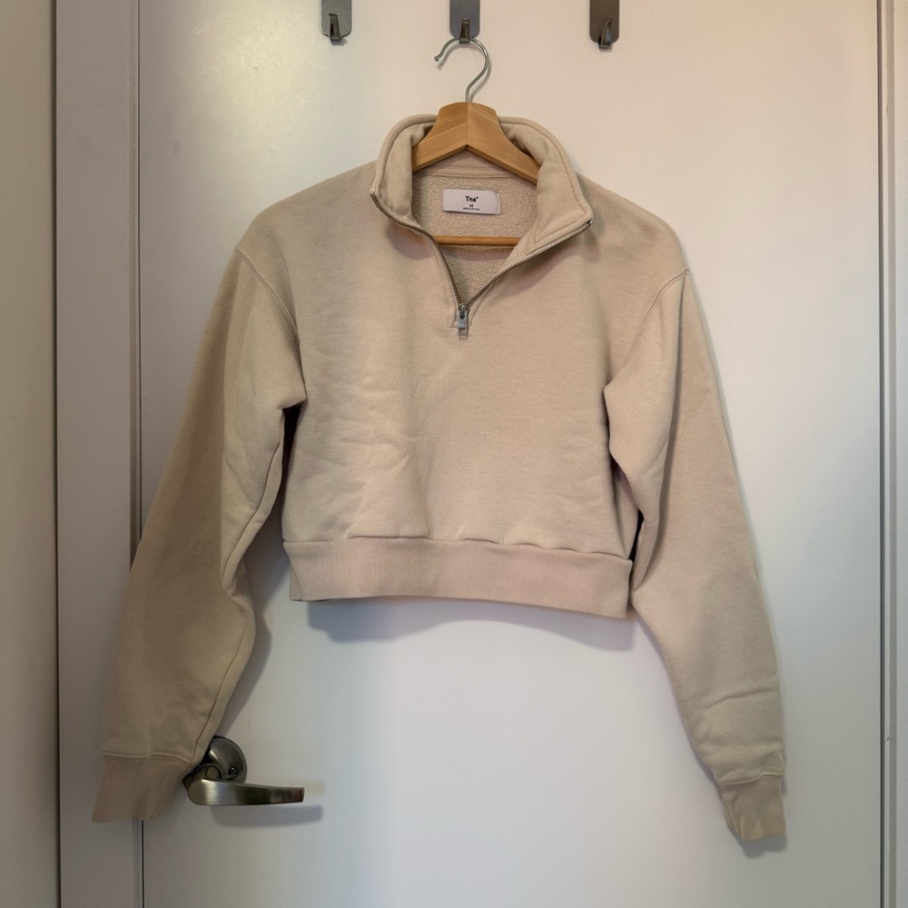 Aritzia TNA Warm-Up Crop Sweater